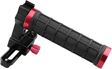 Load image into Gallery viewer, CAMVATE Quick Release Rubber Grip Top Handle with NATO Rail for Blackmagic Pocket Cinema Camera (Red)
