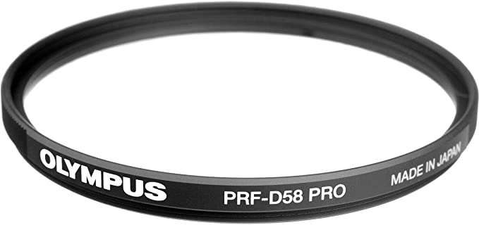 Olympus PRF-D58PRO Lens Protect Filter for M.ZUIKO DIGITAL ED 14-150mm f4.0-5.6, M.ZUIKO DIGITAL ED 40-150mm f4.0-5.6 and M.ZUIKO DIGITAL ED 75-300mm f4.8-6.7 (26096),Black