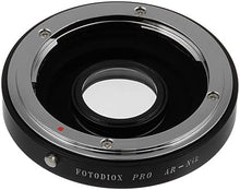 Load image into Gallery viewer, Fotodiox Pro Lens Mount Adapter, for Konica AR Lens to Nikon F-Mount DSLR Cameras
