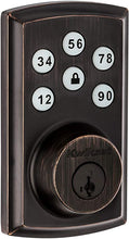 Load image into Gallery viewer, Kwikset 98880-005 SmartCode 888 Smart Lock Touchpad Electronic Deadbolt Door Lock with Z-Wave Plus Featuring SmartKey Security in Venetian Bronze
