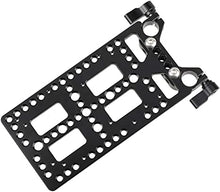 Load image into Gallery viewer, CAMVATE Multi-Purpose Mounting Cheese Plate for V Lock Mount Power Splitter

