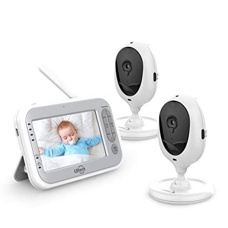 LBtech Video Baby Monitor with Two Cameras and 4.3
