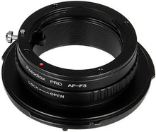 Load image into Gallery viewer, Fotodiox Pro Lens Mount Adapter, Sony Alpha Lens to Sony FZ Mount Camera Adapter - fits Sony PMW-F3, F5, F55 Digital Cinema Camcorders and has Built-in Lens Aperture Control for Sony A-Mount Lenses

