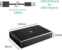 Load image into Gallery viewer, Vantec Nexstar GX USB 3.0 Dual 2.5" SATA SSD/HDD RAID Enclosure, Black (NST-272S3-BK)
