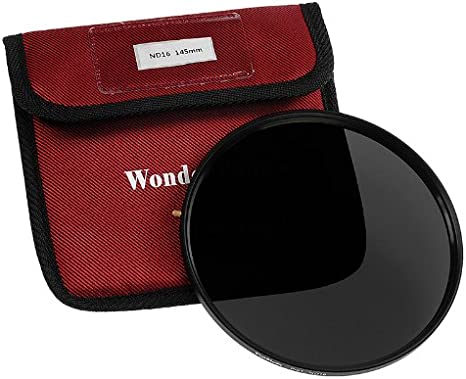 Fotodiox Pro 145mm Neutral Density 16 (4-Stop) Filter - Pro1 Multi-Coated ND16 Filter (Works with WonderPana 145 & 66 Systems)