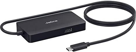 Jabra PanaCast USB Hub, 1 Meter Cable – USB-C Central Unit Connection for PanaCast and Jabra Speak Speakerphone – Quick & Easy Set Up, Compact Design