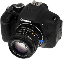 Load image into Gallery viewer, Fotodiox PRO Lens Mount Adapter, 35mm Fuji Fujica X-Mount Lenses to Canon EOS EF Mount DSLR Camera Body

