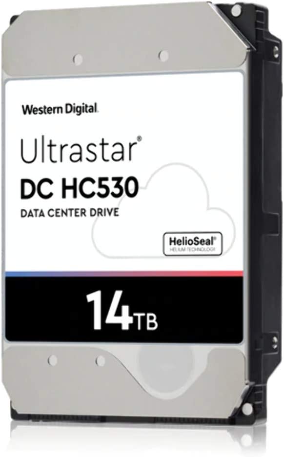 Western Digital 14TB Ultrastar DC HC530 SATA HDD - 7200 RPM Class, SATA 6 Gb/s, 512MB Cache, 3.5