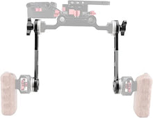 Load image into Gallery viewer, CAMVATE Handgrip Extender with Rosette Standard Accessory for Sony FS7 Camera A7s A7RII A7s2 A7sII(Black Thumbscrew, 2 Pieses)
