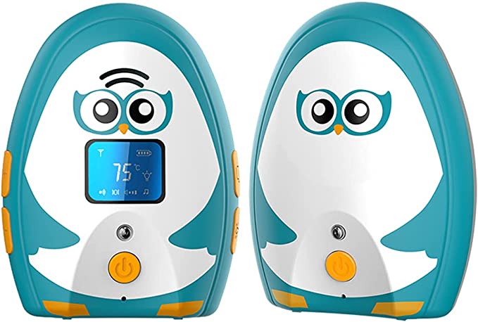 TimeFlys Audio Baby Monitor Mustang OL Series (1 Adaptor & 2 Sets of Rechargeable Batteries)