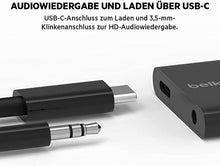 Load image into Gallery viewer, Belkin Rockstar 3.5mm Audio + USB-C Charge Adapter, USB-C Audio Adapter Compatible with iPad Pro 12.9, 11, Galaxy, Pixel, OnePlus and More
