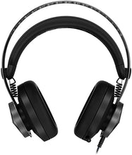 Load image into Gallery viewer, Lenovo Legion H500 PRO 7.1 Surround Sound Gaming Headset, Noise-Cancelling Mic, Memory Foam &amp; PU Leather Earcups, Stainless Steel Headband, PC, PS4, Xbox One, Nintendo Switch, GXD0T69864, Black
