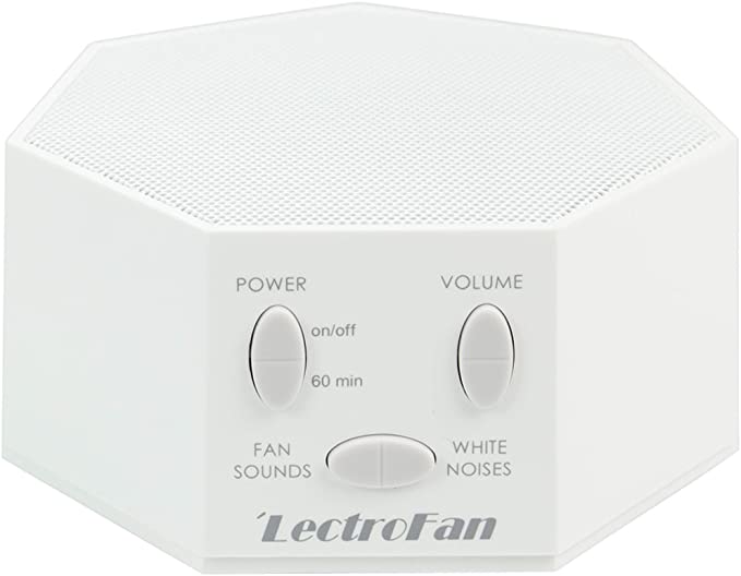 Adaptive Sound Technologies LectroFan Global Power Version High Fidelity Noise Machine, White, 1 Count , unscented