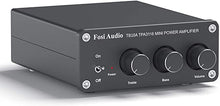 Load image into Gallery viewer, Fosi Audio TB10A 2 Channel Stereo Audio Amplifier Receiver Mini Hi-Fi Class D Integrated Amp 2.0CH for Home Speakers 100W x 2 with Bass and Treble Control TPA3116(with Power Supply)
