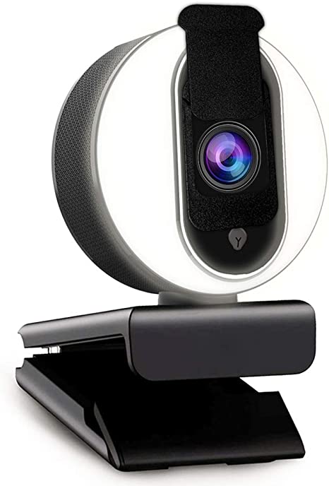 1080P Webcam with Software and Light, Privacy Cover and Dual Microphones, Advanced Auto-Focus, Adjustable Brightness, 2021 NexiGo N680E Web Camera for Zoom Skype Facetime, PC Mac Laptop Desktop