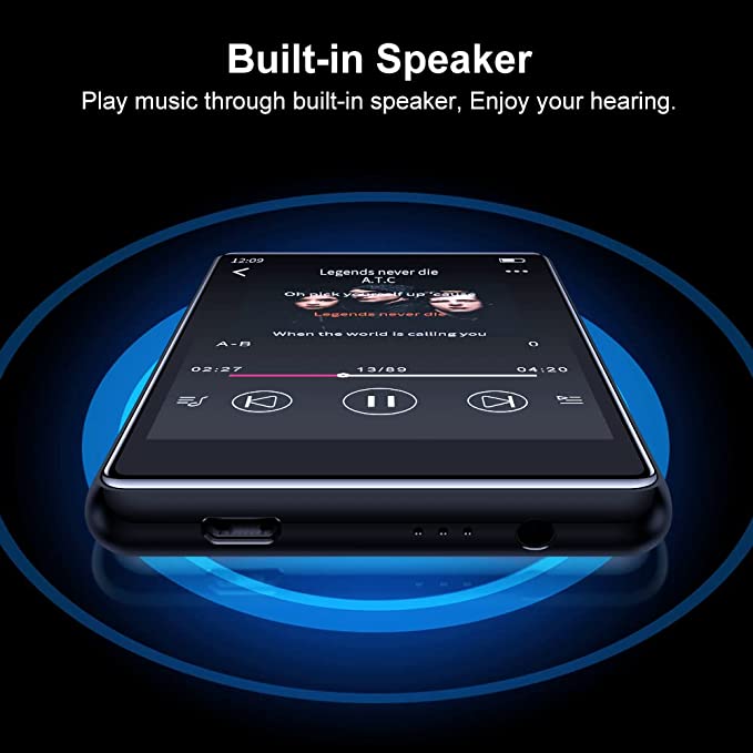 Mp3 Player with Bluetooth 5.0, Tengsen 4.0 Touchscreen 16GB HD Video MP3  Mp4 Music Player-Instructions