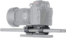 Load image into Gallery viewer, NICEYRIG Shoulder Support Camera Baseplate with 15mm Rod Clamp Railblock for Rod Support/DSLR Rig Cage
