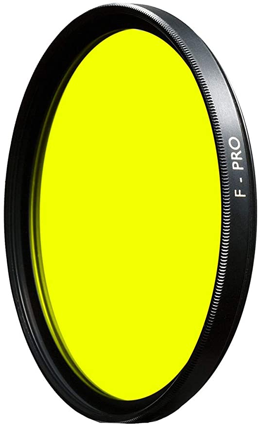 B+W 67mm Yellow Camera Lens Contrast Filter with Multi Resistant Coating (022M)