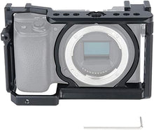 Load image into Gallery viewer, NICEYRIG Camera Cage for Sony A6100 A6400 A6500, with 1/4&#39;&#39; 3/8&#39;&#39; Locating Hole NATO Rail and Cold Shoe - 343

