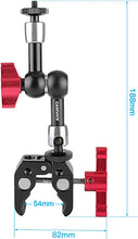Load image into Gallery viewer, CAMVATE 7&quot; Magic Arm Articulating Super Clamp for Camera Monitor Mount
