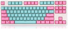 Load image into Gallery viewer, BAOD PBT Keycaps, Translucent Layer Mechanical Keyboard Keycap, 104 Key Set with Key Puller Compatible with Mechanical Keyboard Cherry MX Switch Suitable for 104/87/61 60% Keyboard (Coral Sea)
