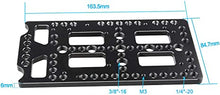 Load image into Gallery viewer, CAMVATE Multi-Purpose Mounting Cheese Plate for V Lock Mount Power Splitter
