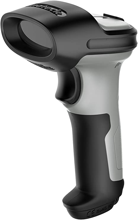 Inateck Bluetooth Barcode Scanner, Working Time Approx. 15 Days, 35m Range, Automatic Fast and Precise scanning, BCST-70