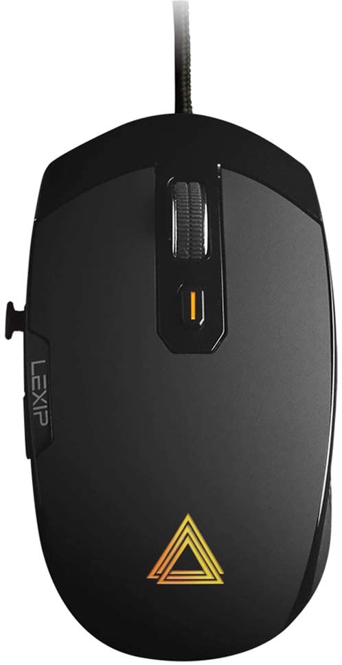 Lexip Pu94 Gaming Mouse-3D Wired and RGB Gamer Mouse-Special 3D Environments and Design Software-2 Joysticks, 6 Buttons and 12 Programmable Directions - Ultimate Glide with 6 Ceramic Feet