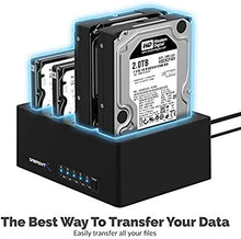 Load image into Gallery viewer, Sabrent 4-Bay USB 3.0 SATA 2.5&quot;/3.5&quot; SSD/HDD Docking Station (DS-U3B4)
