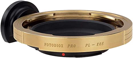 Fotodiox Pro Lens Mount Adapter Compatible with Arri PL (Positive Lock) Mount Lens to Canon EOS (EF, EF-S) Mount D/SLR Camera Body - with Gen10 Focus Confirmation Chip