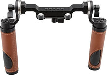 Load image into Gallery viewer, CAMVATE Rosette Standard Accessory Handgrips for 15mm Rod Clamp Railblock DSLR Handle Shoulder Rig(Leather Grip)
