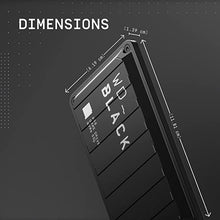 Load image into Gallery viewer, WD_BLACK 2TB P50 Game Drive SSD - Portable External Solid State Drive, Compatible with Playstation, Xbox, PC, &amp; Mac, Up to 2,000 MB/s - WDBA3S0020BBK-WESN
