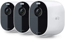 Load image into Gallery viewer, Arlo Essential Spotlight Camera - 3 Pack - Wireless Security, 1080p Video, Color Night Vision, 2 Way Audio, Wire-Free, Direct to WiFi No Hub Needed, Works with Alexa, White - VMC2330
