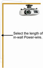 Load image into Gallery viewer, PowerBridge Solutions ONE-PRO-24 Single in-Wall Cable Management for Wall-Mounted TVs, 24&#39; Romex Cable
