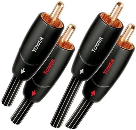 AudioQuest Tower RCA to RCA Analog-Audio Interconnect Cable - 2.0 Meter