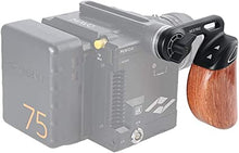 Load image into Gallery viewer, NICEYRIG Wooden Handle with Rosette Extension Arm, Right Side Grip for Sony FS7 FS5 FX9 RED Kinefinity Cinema Camera Camcorder - 423
