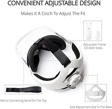 Load image into Gallery viewer, SINWEVR Adjustable Head Strap Compatible with Meta/Oculus Quest 2 VR Headset, Elite Strap Replacement for Enhanced Support and Comfort in VR, Durable and Lightweight(Lvory White)
