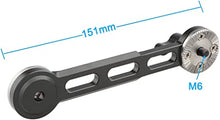 Load image into Gallery viewer, CAMVATE Handgrip Extender with Rosette Standard Accessory for Sony FS7 Camera A7s A7RII A7s2 A7sII(Black Thumbscrew, 2 Pieses)
