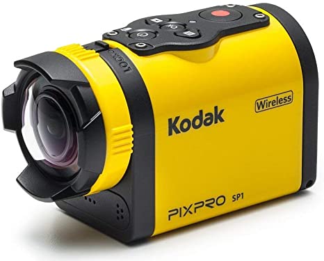 Kodak PIXPRO SP1 Action Cam with Explorer Pack 14 MP Water/Shock/Freeze/Dust Proof, Full HD 1080p Video, Digital Camera and 1.5