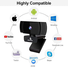 Load image into Gallery viewer, NexiGo N930AF Webcam with Software Control, Stereo Microphone and Privacy Cover, Autofocus, 1080p FHD USB Web Camera, Compatible with Zoom/Skype/Teams/Webex, PC Mac Desktop
