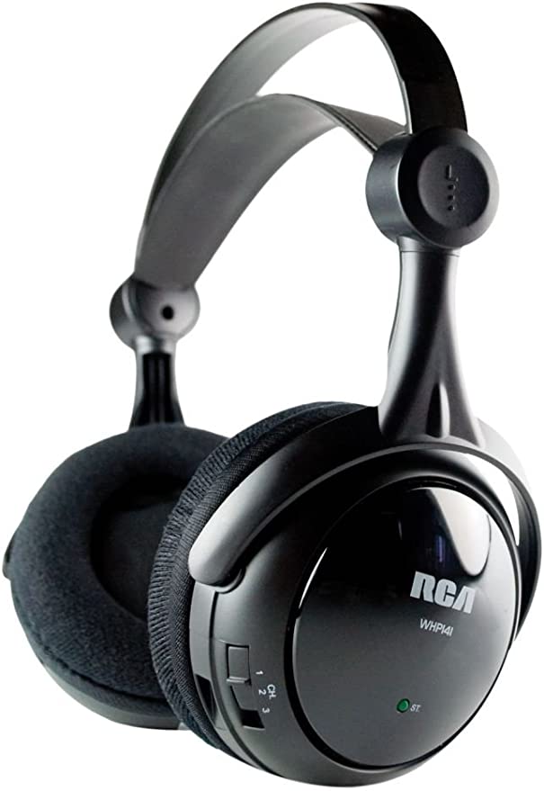 RCA WHP141B 900MHZ Wireless Stereo Headphones