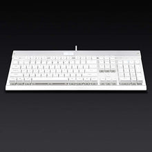 Load image into Gallery viewer, Eagletec KG010 Mechanical Keyboard Wired Ergonomic Brown Switches Equivalent for Office PC Home or Business (White Keyboard Not Backlit)
