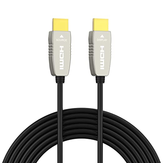 RUIPRO CL2 Rated Fiber HDMI Cable 80 feet 4K60Hz HDMI2.0b 18Gbps ARC HDR10 HDCP2.2 YUV4:4:4 Slim Flexible HDMI Optic Cable with Optic Technology 25m