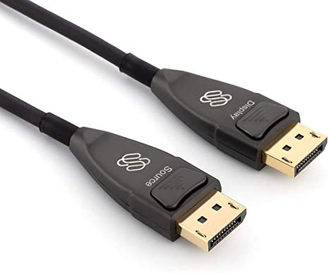 Light-Link DisplayPort Cable by Sewell, 200 ft 4K @ 120Hz, 8K @ 60Hz, DP 1.4, HDR, HDCP 2