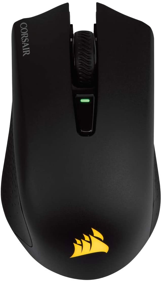 Corsair Harpoon RGB Wireless - Wireless Rechargeable Gaming Mouse with SLIPSTREAM Technology - 10,000 DPI Optical Sensor