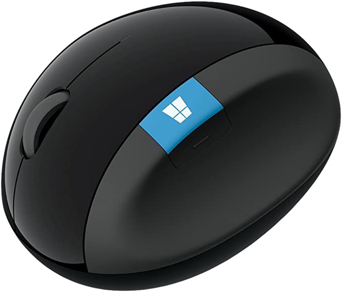 Microsoft Sculpt Ergonomic Mouse, Black (L6V-00002)