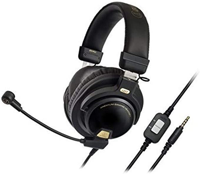 Audio-Technica ATH-PG1 Closed-Back Premium Gaming Headset with 6