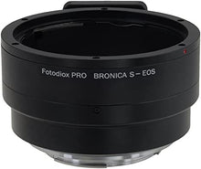 Load image into Gallery viewer, Fotodiox Pro Lens Mount Adapter - Bronica S (Z, D, C, S2, C2, EC, EC-TL) Lens to Canon EOS (EF, EF-S) Camera System (Such as 7D, 60D, 5D Mark III and More)
