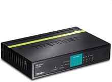 Load image into Gallery viewer, TRENDnet 8-Port 10/100Mbps PoE Switch, 4 x 10/100 Ports, 4 x 10/100 PoE Ports, 30W PoE Power Budget, 1.6 Gbps Switching Capacity, 802.3af, Lifetime Protection, Black, TPE-S44
