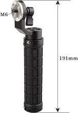 Load image into Gallery viewer, CAMVATE Aluminum Rosette Rubber Handle Grip for Rosette Standard Accessory(Black,M6 Thread,31.8 mm)

